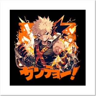 bakugo Posters and Art